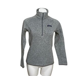 Patagonia Better Sweater® 1/4-Zip Fleece grey size small gorpcore